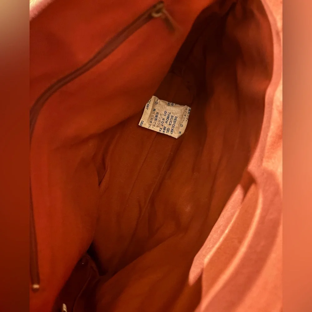 Etienne Aigner Brown Leather w/ Woven Design - Picture 5 of 5